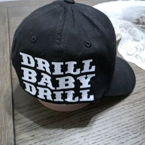 Black Drill Baby Drill Hat